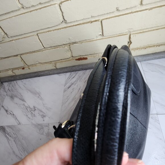 Euc Coach Prince Street Black Leather Shoulder Bag  Purse - Picture 5 of 10